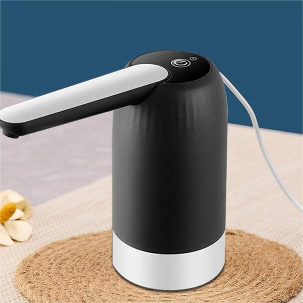 Automatic USB Rechargeable Water Dispenser Pump – One-Touch Portable Drinking Pump for Bottled Water