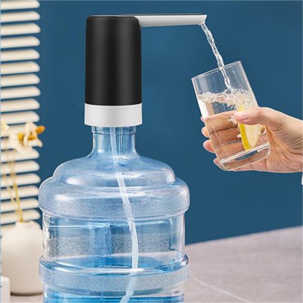 Automatic USB Rechargeable Water Dispenser Pump – One-Touch Portable Drinking Pump for Bottled Water