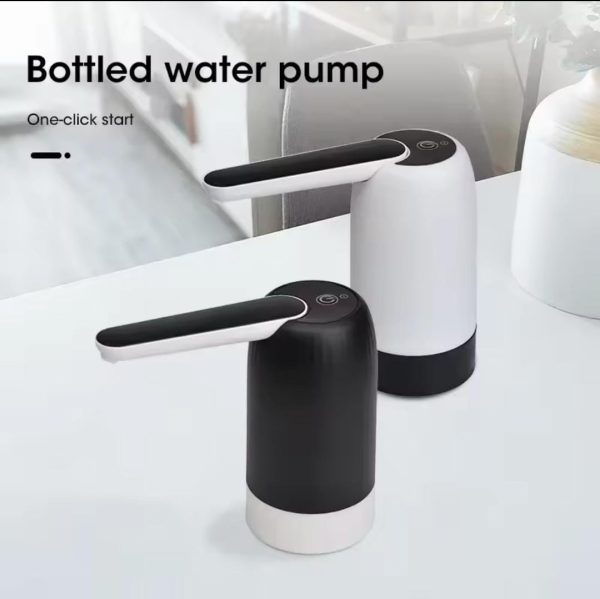 Automatic USB Rechargeable Water Dispenser Pump – One-Touch Portable Drinking Pump for Bottled Water
