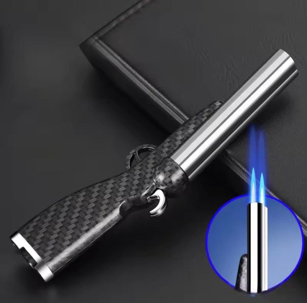Refillable Rifle Design Fancy Lighter | Best Quality Rifle Lighter | Lighter With Hard Plastic Material ( Without Box )(random Colour)