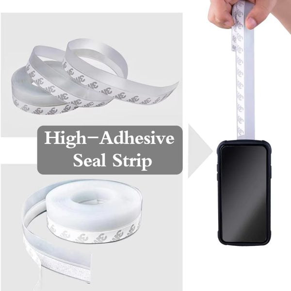 Pack Of 01 – Sealing Strip Mosquito And Mouse Kitchen Stopper, Wind Dust Blocker, Water Proof,sealer Stopper Gap Blocker Adhesive Tape Sealing Strip (1 Meter)