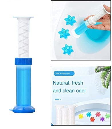 Toilet Cleaning Stamp Gel Toilet Injection Gel Flower Bathroom Cleaner Toilet Gel (random Color)