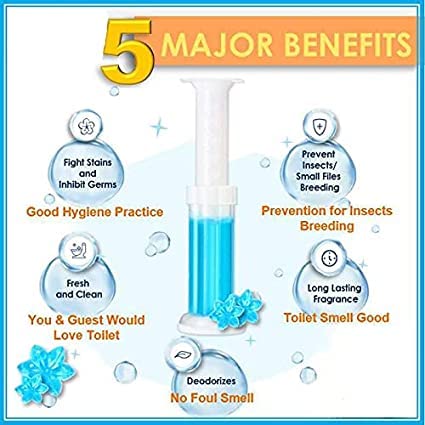 Toilet Cleaning Stamp Gel Toilet Injection Gel Flower Bathroom Cleaner Toilet Gel (random Color)