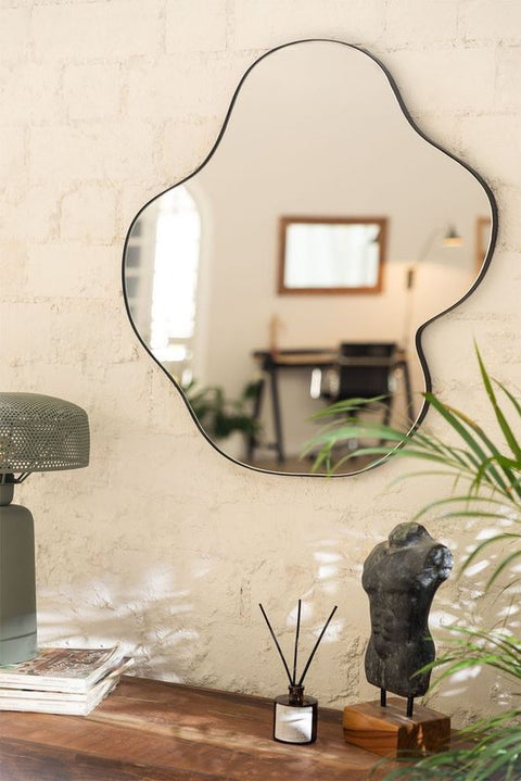 Acrylic Sliver Mirror Irregular Wall Bathroom Sticker