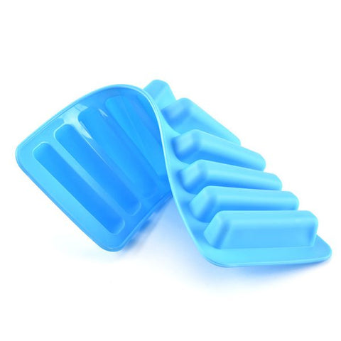 10 Grids Stick Shape Ice Tray Non-stick | 10 Hole Finger Shape Cylinder Silicone Ice Cube