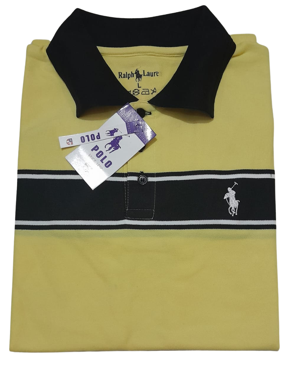 BASIC RL POLO SHIRT FOR MEN (Yellow)