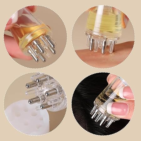 Scalp Root Hair Oil Applicator – Mini Oil Massage Comb (Random Color)