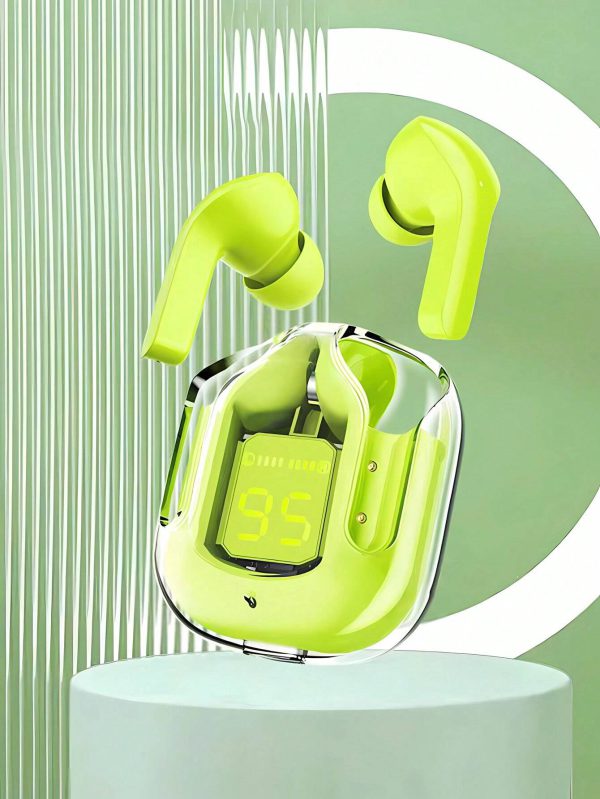 Air31 Earbuds Wireless Crystal Transparent Bluetooth 5.3 (Random Colors Buds Wireless Headset)