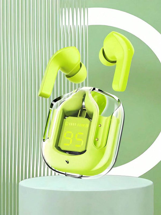 Air31 Earbuds Wireless Crystal Transparent Bluetooth 5.3 (Random Colors Buds Wireless Headset)