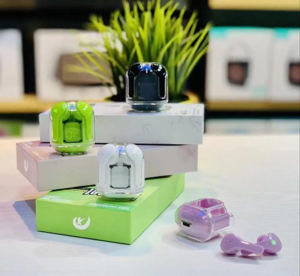 Air31 Earbuds Wireless Crystal Transparent Bluetooth 5.3 (Random Colors Buds Wireless Headset)