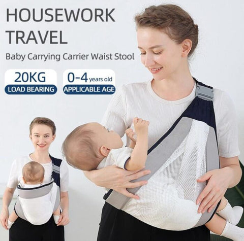 Baby Carrying Carrier Waist Seat - Breathable Adjustable and Lightweight