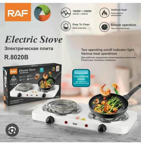 ELECTRIC STOVE FOR COOKING, HOT PLATE HEAT UP IN JUST 2 MINS, EASY TO