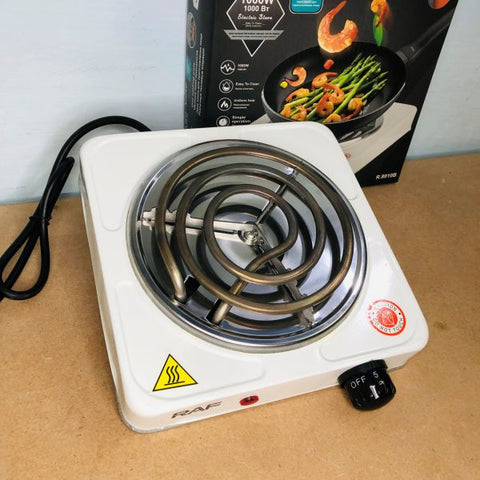 Electric Stove For Cooking, Hot Plate Heat Up In Just 2 Mins, Easy To Clean (Random Colour)