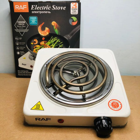 Electric Stove For Cooking, Hot Plate Heat Up In Just 2 Mins, Easy To Clean (Random Colour)