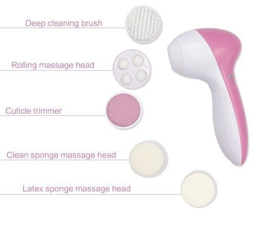Facial Electric Cleanser and Massager, Face Massager Machine, Skin Electric Cleanser, Scrub Beauty Device Scrubber, Beauty Tool Device
