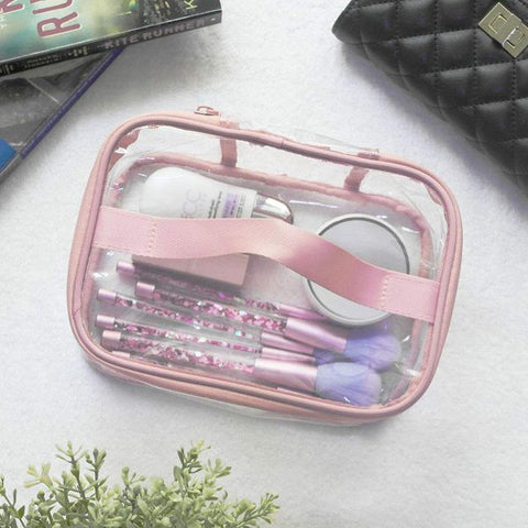 Makeup Cosmetic Clear Bag Portable Transparent Travel Storage