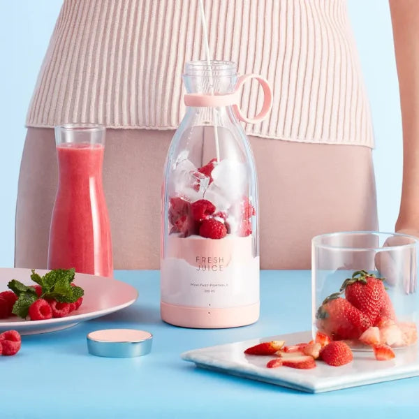 Mini Portable Blender Electric Fruit Juicer Mixers Extractors Multifunction Juice Maker Machine Blender Smoothies Mixer - Each (Random Color)