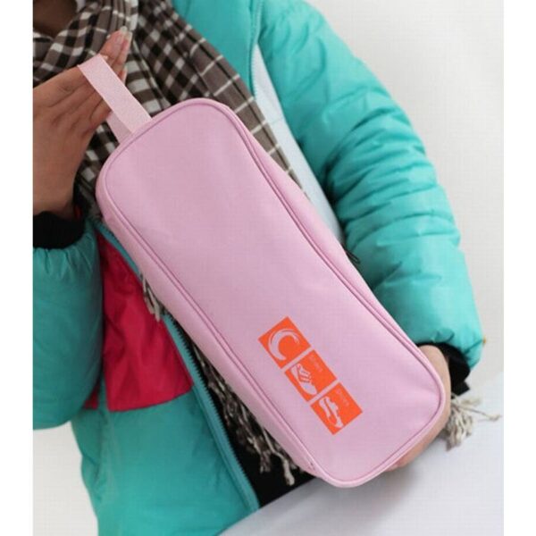 Portable Travel Shoes Organizer Storage Bag (random Colour)