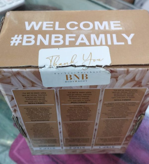 BNB Whitening Rice Extract Bright & Glow Kit (with Box)