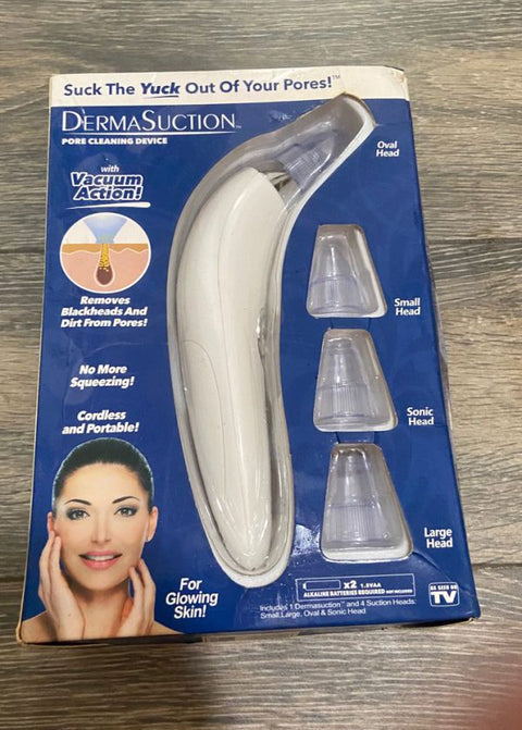 Derma Suction Blackheads Pore And Facial Cleaning Device Vacuum (cell Operated)