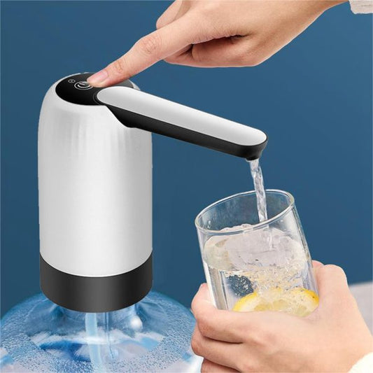 Automatic USB Rechargeable Water Dispenser Pump – One-Touch Portable Drinking Pump for Bottled Water