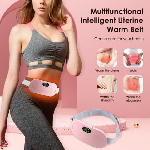 Period Belt- (Heating and Vibrating Digital Period Pad for healing period cramps)