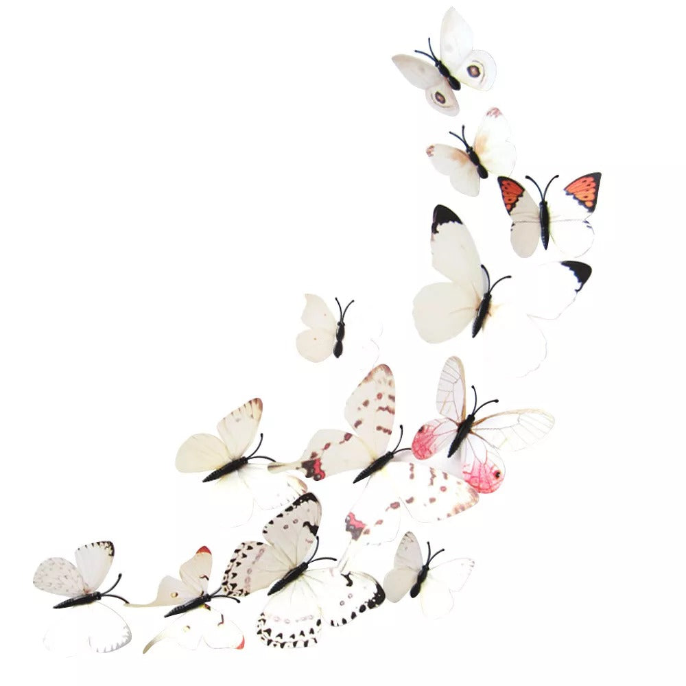 3d Butterflies Wall Stickers Home Décor Wall Decor Kids Room TV Wall Stickers