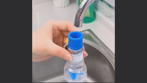 Kitchen Shower Splash Fan Faucet Water-saving Filter Shower Water Rotating Spray Regulator Tap Water Filter Valve for Kitchen tap nozzle extended filter water saving device Accessories - Each