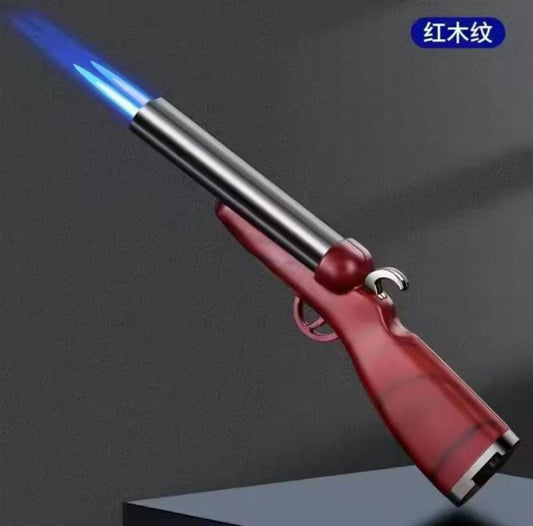 Refillable Rifle Design Fancy Lighter | Best Quality Rifle Lighter | Lighter With Hard Plastic Material ( Without Box )(random Colour)