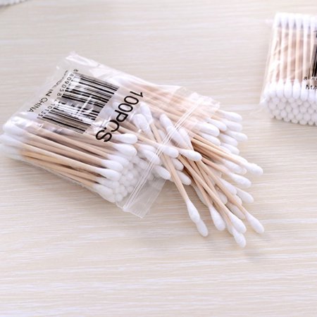 Pack Of 10 – 100 Pieces Disposable Ultra-small Cotton Swab Lint