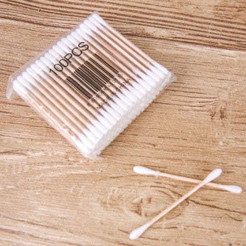 Pack Of 10 – 100 Pieces Disposable Ultra-small Cotton Swab Lint