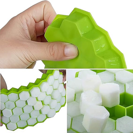 Silicone Ice Cube Tray with Lid – Safe, Stackable and Easy-Release