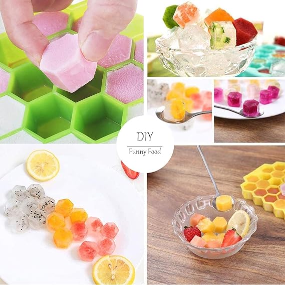 Silicone Ice Cube Tray with Lid – Safe, Stackable and Easy-Release