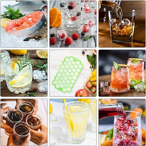 Silicone Ice Cube Tray with Lid – Safe, Stackable and Easy-Release