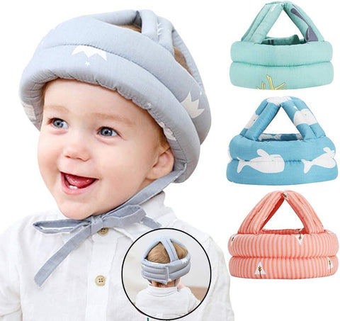 Baby Head Protector Crawling - Baby Safety Helmet and Walking Helmet (Random Color/Design)