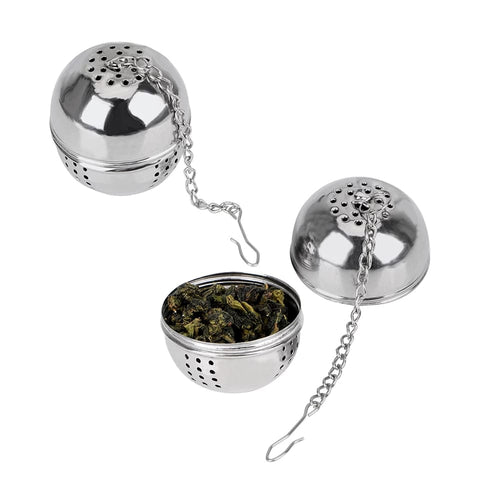 Tea Ball Shape Infuser Hangable Home Kitchen Accessories For Loose Tea Leaf Spice Stainless steel