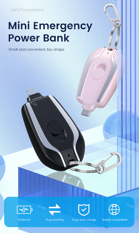 Portable Keychain Charger (1500 MaH)