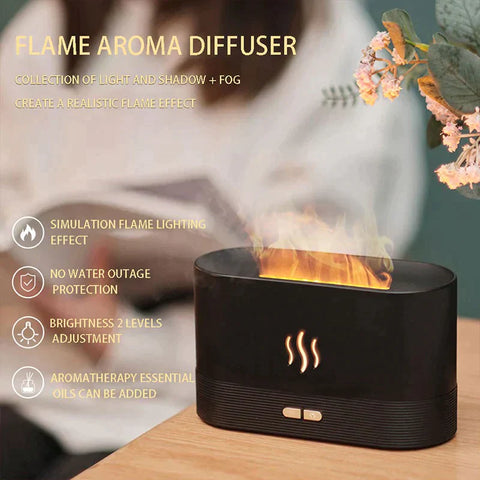 FLAME ULTRASONIC HUMIDIFIER - Discountdynasty1